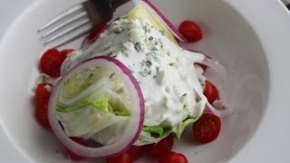 Blue Cheese Dressing  How to Make the Best Creamy Blue Cheese Dressing [upl. by Gadmon]