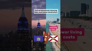 Why Florida beats New York tech careers newyork florida nyc techcareer miami bigapple tech [upl. by Marcel158]