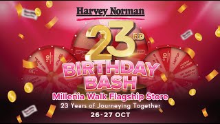 Celebrate Harvey Norman’s 23rd Birthday Bash with up to 85 off [upl. by Rotciv]