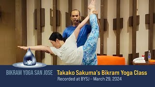 Takako Sakumas Bikram Yoga class audio [upl. by Mareah303]