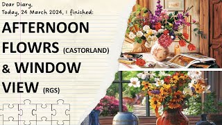 Which puzzle is your favorite Castorlands Afternoon flowers or RGSs Window View [upl. by Norek]