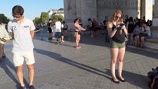 Arc de Triomphe Visual Walk Tour HD 1080p 60 fps [upl. by Acsisnarf]