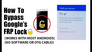 How to Bypass the Google FRP lock WITHOUT SOFTWARE OR OTG CABLE [upl. by Konstanze]