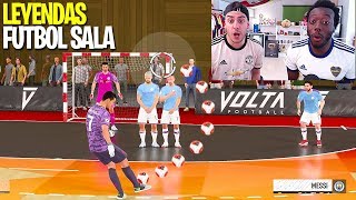 FÚTBOL SALA con LEYENDAS  FIFA 20 [upl. by Mika]