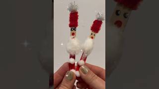 Transforme un simple bâton de glace en Père Noël 🎅✨DIY Tuto Bricolage activités de Noël 🎅 [upl. by Caraviello]