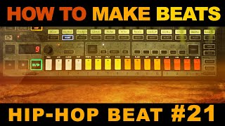 How to make a TR 808 hip hop beat 21 [upl. by Chassin]