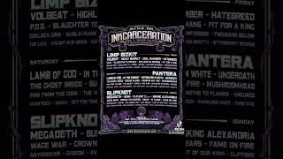 2023 Inkcarceration Festival Lineup Shorts [upl. by Ykcor]