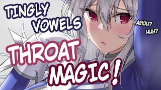 ASMR Tingly Throat Magic StimulatingTickle [upl. by Nealah]