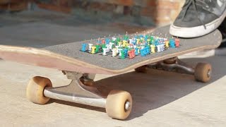 ThumbTacks on Skateboard [upl. by Eelarak]