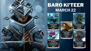 Buy Primed RubedoLined Barrel Primed Mods Warframe Baro KiTeer March 22  24 2024 [upl. by Kaslik82]