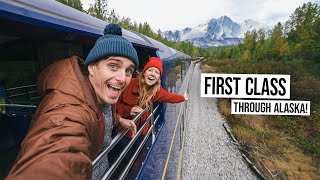 We Took a LUXURY Train Ride Across ALASKA Full Tour  Exploring Denali [upl. by Naloj871]