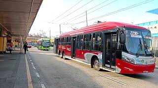 trólebus brt ambiental no terminal parque dom Pedro II [upl. by Edobalo]