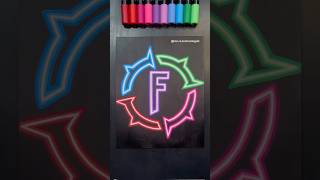 Lets costumize Fortnite Logo ✨🤩🤯 shortsart fortnite poscamarkers art logoartist [upl. by Laemsi752]