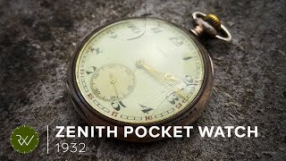 Restoring the Most Neglected Watch I’ve Ever Seen 90 Years Old Silver Zenith Pocket Watch [upl. by Goat874]