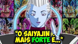 WHIS MOSTRA OS 12 SAIYAJINS MAIS FORTES DO UNIVERSO E A LISTA É SURPREENDENTE Goku é o [upl. by Nylikcaj]