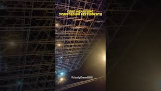 Cara Memasang Scaffolding Bertingkat scaffolding metaltech scaffold steger tutorial shorts [upl. by Sitruc458]