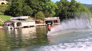 Wakesurfing Slalom Skiing Wakeboarding on the Moomba Mondo [upl. by Aicnerolf569]