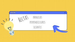 Rectas paralelas perpendiculares y secantes 🤓👍 [upl. by Gage]