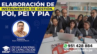 CURSO ELABORACIÓN DE INSTRUMENTOS DE GESTIÓN POI PEI Y PIA  2022 [upl. by Ajay]