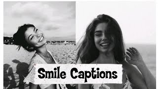 Smile Captions for Instagram  Captions on Smile quotes [upl. by Guerin]