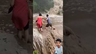 Khatarnak waterfallshorts waterfall reaction [upl. by Sida]