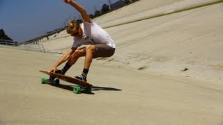 Landsurfing At Its Finest  Surfy Carvy Skate  Fish Video Review [upl. by Natloz]