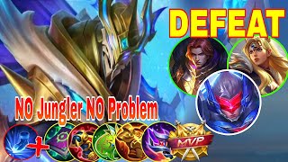 ZHASK ROAM BUILD HACK🔥 NO JUNGLER ENEMIES DEFEAT zhaskgameplay mobilelegends [upl. by Blasien586]