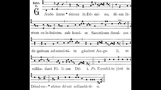 Gaudeamus omnes in Domino Schola Cantorum Immenstadt  Gregorian Chant [upl. by Eirallam]