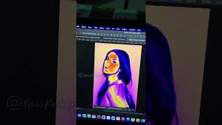 Create Easy Heatmap effect in Adobe Photoshop 😱  shorts yt AbhiKash Creation [upl. by Iluj]