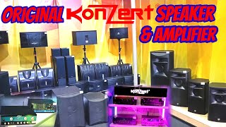 ORIGINAL KONZERT SPEAKER amp AMPLIFIER UPDATE PRICEAV502CAV502HAV802HAV60RKSS15KM3KSS12MK2 [upl. by Gerius]