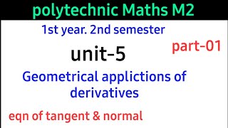 polytechnic maths M2geomterical applicationsunit5imp questions2nd semesternaveenreddymath [upl. by Samtsirhc]