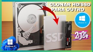 COMO CLONAR SEU WINDOWS DO HD PARA O SSD SEM PERDER NADA  CLONAR HD ou SSD PARA OUTRO SEM FORMATAR [upl. by Schott552]