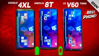 Pixel 4XL vs OnePlus 8T vs LG V60 PubgSpeed amp Battery in 2024 Buy or Not [upl. by Darin]