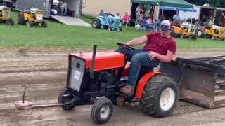 Garden Tractor Pull 12hp Stock 1050 Class Earlville Ny Day One [upl. by Jepson791]