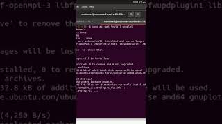 How to install gnuplot in Ubuntu [upl. by Levinson]