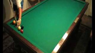 Billard carambole aux 4 billes  exemple [upl. by Donell]