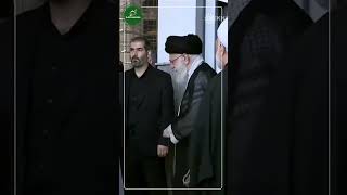 📹 The moment when Imam Khamenei entred the Imam Khomeini r Musalla to attend Friday Prayer prayer [upl. by Bessy]