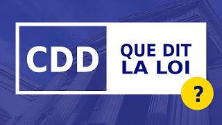 LES CAS DE RECOURS AU CDD CONTRAT DE TRAVAIL À DURÉE DÉTERMINÉE [upl. by Eloci]