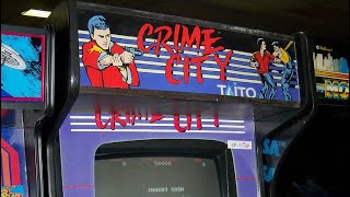 Crime City 1989 by Taito  ARCADE SPOTLIGHT [upl. by Euqinmod]