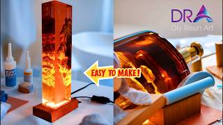 Unbelievable DIY Epoxy Resin Art Lamp You Can Make at Home – Stunning amp Easy Epoxy Resin Tutorial [upl. by Ellehcyt870]