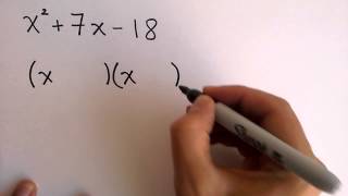 Factoring Quadratic Expressions Pt 1 [upl. by Fee]