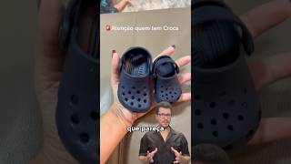 Porque o crocs encolhe 🤔 [upl. by Lilith]