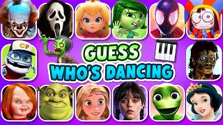 Who Is DANCING amp Who is SINGING  Horror Movie Quiz  Chucky Ghostface Pennywise Wednesday [upl. by Mauretta]