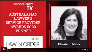 Australasian Lawyers Service Provider Awards 2022 Winner [upl. by Yral]