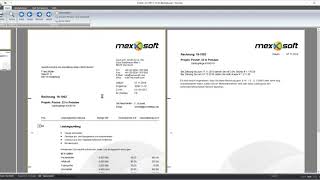 mexXsoft X11  Film 10 Erstellung und Ausdruck einer Rechnung nach GoBD [upl. by Stouffer]