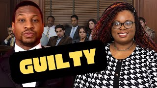 Jonathan Majors Guilty Verdict [upl. by Aimet]