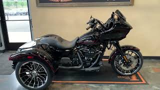 CUSTOM PIN STRIPED 2024 HarleyDavidson Road Glide 3 in Vivid BlackFLTRT [upl. by Lorn]