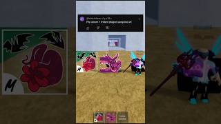 Partie 26  Venom combo  bloxfruits roblox edit venom2 sanguineart trident fyp combo [upl. by Anidan]