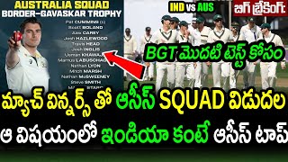 Australia Strong Squad For 1st Test Against IndiaAUS vs IND 1st Test Latest UpdatesFilmy Poster [upl. by Assiralk]