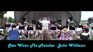 Star Wars The Marches  John Williams  Star City Community Band  June 26 2022 [upl. by Erait]